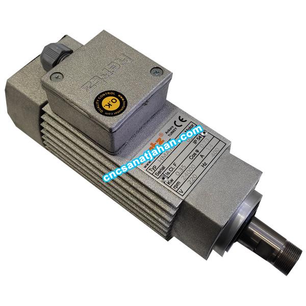 اسپیندل موتور هوا خنک 0.35 کیلو وات 24000 دور برند هرتز (Hertz)