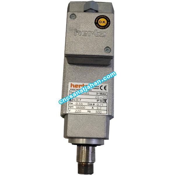 اسپیندل موتور هوا خنک 0.55 کیلو وات 18000 دور