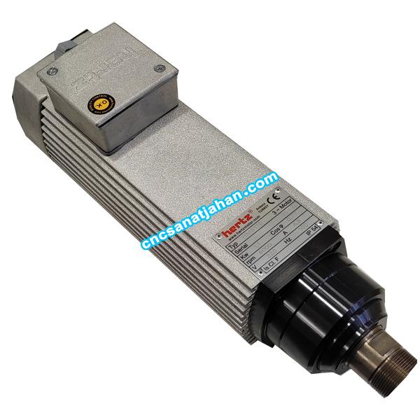 اسپیندل موتور هوا خنک 1.1 کیلو وات 6000 دور سری HMB برند هرتز (Hertz)