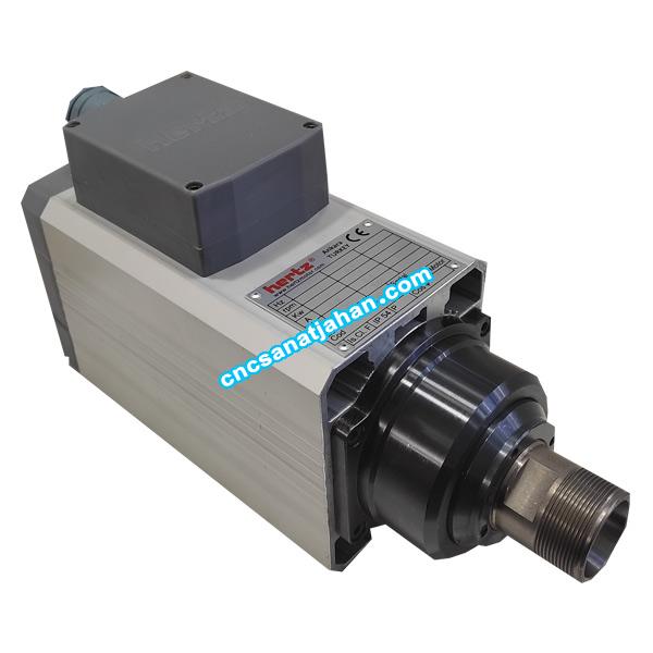 اسپیندل موتور هوا خنک 1.5 کیلو وات 6000 دور سری HM90-10 برند هرتز (Hertz)