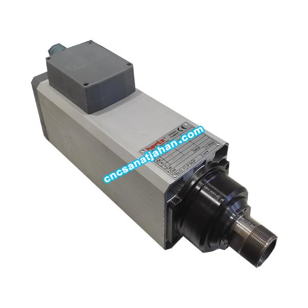 اسپیندل موتور هوا خنک 1.5 کیلو وات 3000 دور سری HM90-17 برند هرتز (Hertz)