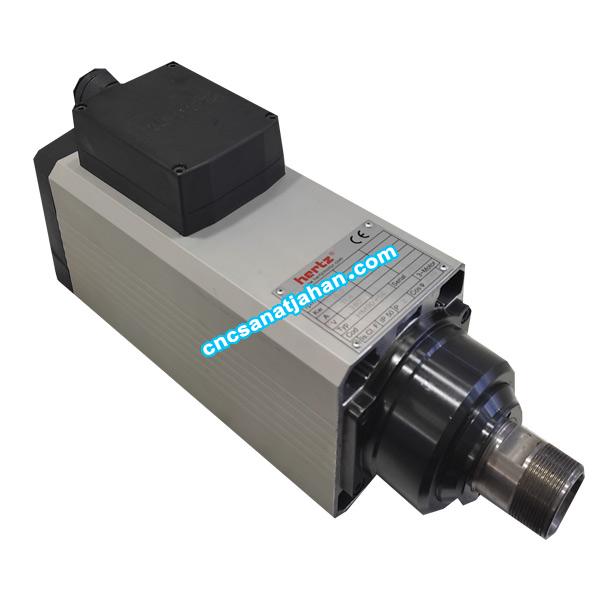 اسپیندل موتور هوا خنک 6 کیلو وات 24000 دور سری HM90-14 برند هرتز (Hertz)