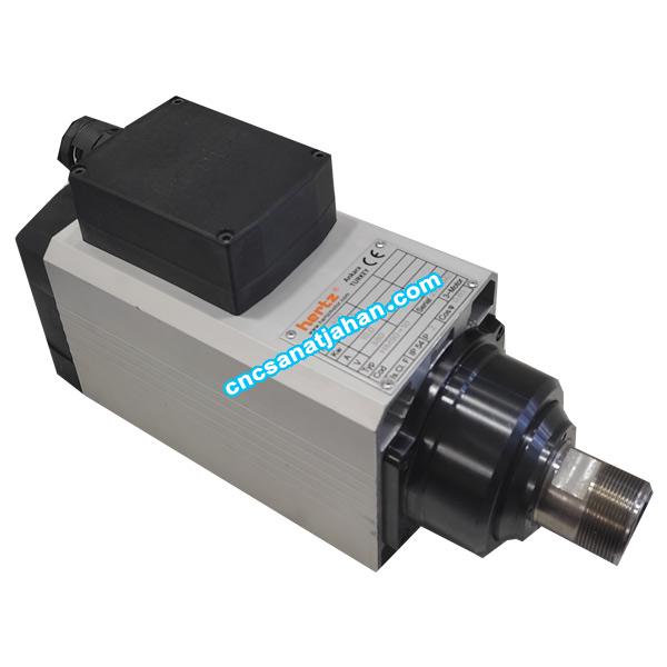 اسپیندل موتور هوا خنک 4.5 کیلو وات 18000 دور سری HM90-10 برند هرتز (Hertz)