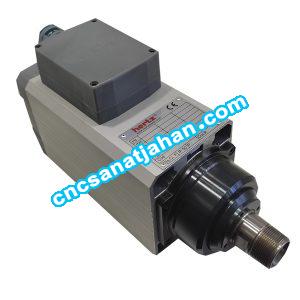 اسپیندل موتور هوا خنک 4 کیلو وات 18000 دور سری HM90-10 برند هرتز (Hertz)