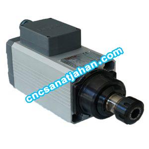 اسپیندل موتور هوا خنک 4 کیلو وات 6000 دور سری HM90-10 برند هرتز (Hertz)